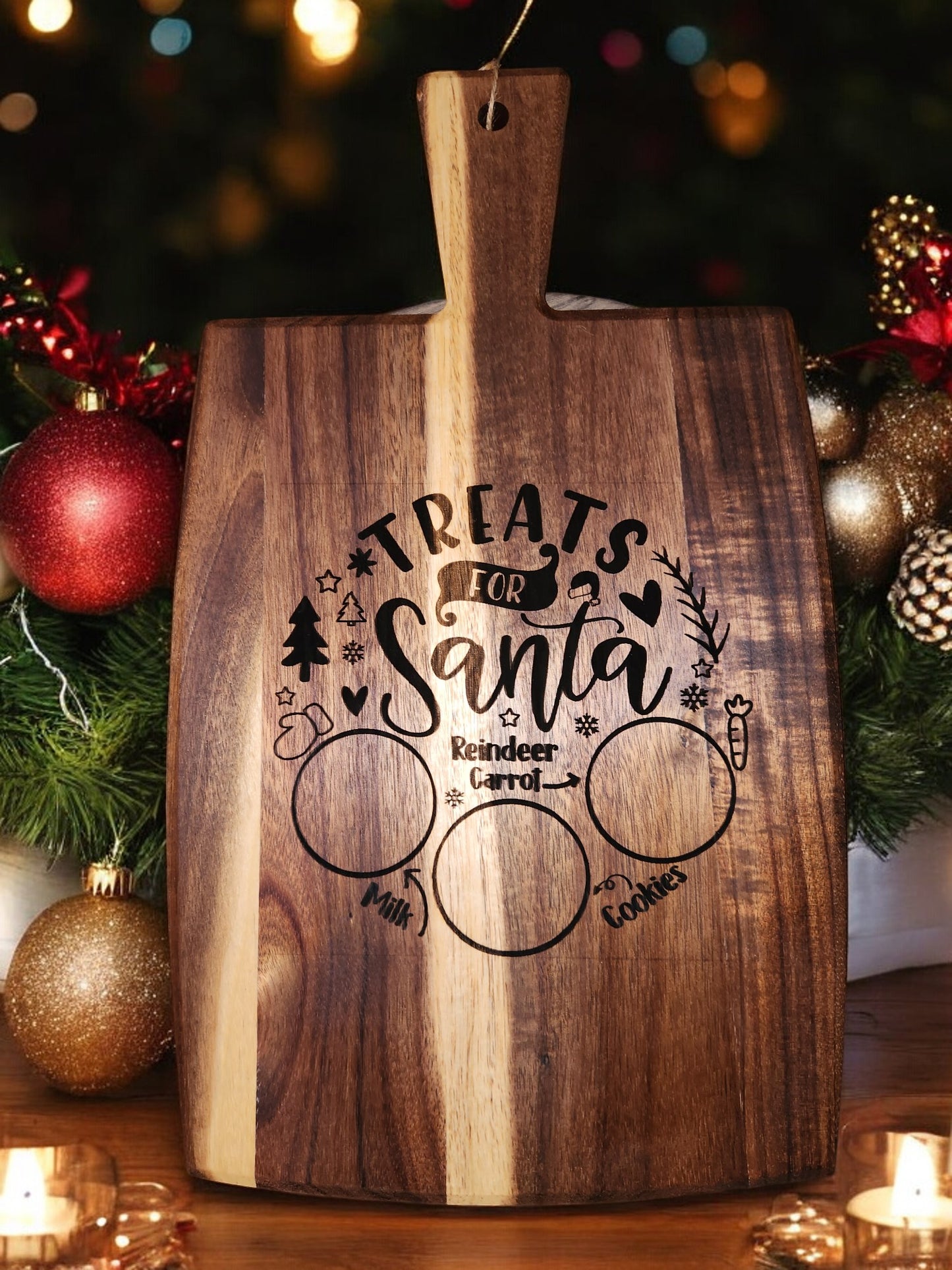 "Treats for Santa" Cutting Board
